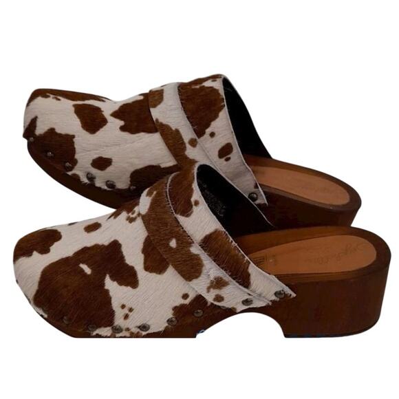 Seychelles Loud & Clear Cowhide‎ Women's Clog Shoes Size 6 - Picture 1 of 5